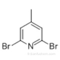 Pyridine, 2,6-dibromo-4-méthyl- CAS 73112-16-0